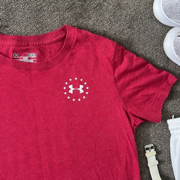 Under Armor Pink T-shirt -Wounded Warrior Project - Medium - Picture 5 of 6